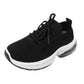 Rebecca Girls Lace Up Shock Abosorbing Sock Trainer Black