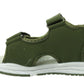 Duncan Boys Double Touch Strap Sports Sandals Shoes Tarmac Green