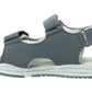 Duncan Boys Double Touch Strap Sports Sandals Shoes Electric Green Grey