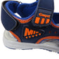 Duncan Boys Double Touch Strap Sports Sandals Shoes Navy Blue