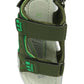 Duncan Boys Double Touch Strap Sports Sandals Shoes Tarmac Green