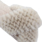 Nora Ladies Cross Over Furry Mules slippers Beige
