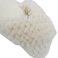 Nora Ladies Cross Over Furry Mules slippers White