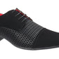 James Mens Pointed Toe Lace Up Formal Shoes Black