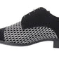 James Mens Pointed Toe Lace Up Formal Shoes Black / White