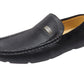 Kennedy Mens Slip On Loafers Moccasin Shoes Black