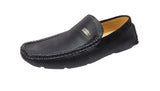 Kennedy Mens Slip On Loafers Moccasin Shoes Black