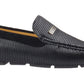 Kennedy Mens Slip On Loafers Moccasin Shoes Black