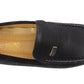 Kennedy Mens Slip On Loafers Moccasin Shoes Black