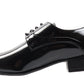 William Mens Pointed Toe Lace Up Patent Dress Formal Shoe