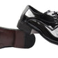 William Mens Pointed Toe Lace Up Patent Dress Formal Shoe