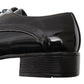 William Mens Pointed Toe Lace Up Patent Dress Formal Shoe
