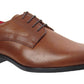 Charles Mens Formal Derby Faux Leather Dress Pointed Toe Shoes Brown