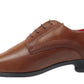 Charles Mens Formal Derby Faux Leather Dress Pointed Toe Shoes Brown
