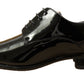Roger Mens Formal Patent Dress Pointed Toe Shoes Black