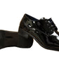 Roger Mens Formal Patent Dress Pointed Toe Shoes Black