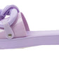 Momo Ladies Slip On Open Toe Chain Sliders Purple