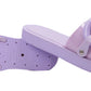 Momo Ladies Slip On Open Toe Chain Sliders Purple