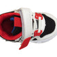 Bernie Kids Light Up LED Touch Strap Trainers White / Red