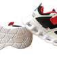 Bernie Kids Light Up LED Touch Strap Trainers White / Red