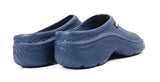 Ladies Comfort Slip On Garden Clogs Sandals Navy Blue