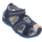 Blake Contrast Boys Sports Touch Strap Fashion Contrast Sandals Navy Blue
