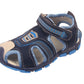 Blake Contrast Boys Sports Touch Strap Fashion Contrast Sandals Navy Blue
