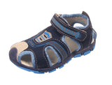 Blake Contrast Boys Sports Touch Strap Fashion Contrast Sandals Navy Blue