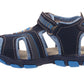 Blake Contrast Boys Sports Touch Strap Fashion Contrast Sandals Navy Blue
