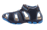 Blake Contrast Boys Sports Touch Strap Fashion Contrast Sandals Navy Blue