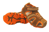 Blake Contrast Boys Sports Touch Strap Fashion Contrast Sandals Brown