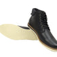 Bradly Mens High Top Chukka Boots Black