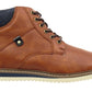 Bradly Mens High Top Chukka Boots Tan Brown