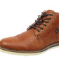 Bradly Mens High Top Chukka Boots Tan Brown