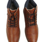 Bradly Mens High Top Chukka Boots Tan Brown