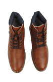 Bradly Mens High Top Chukka Boots Tan Brown