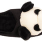 Panda Ladies 3d Novelty Fleece Lined Slippers Black
