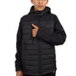 Milo Boys Puffer Fleece Lined Hooded Jackets Black