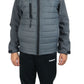 Milo Boys Puffer Fleece Lined Hooded Jackets Grey