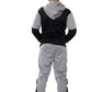 Usain Boys Pull Over Contrast Zip Hooded Tracksuit Steel