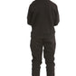 Boys DLX  Zip Contrast  Hooded Tracksuit Black