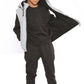 Raphael Unisex Kids Gilets Hooded Body Warmer Grey