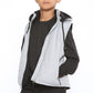 Raphael Unisex Kids Gilets Hooded Body Warmer Grey