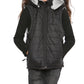 Raphael Unisex Kids Gilets Hooded Body Warmer Black