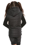 Raphael Unisex Kids Gilets Hooded Body Warmer Black