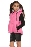Raphael Unisex Kids Gilets Hooded Bodywarmer Pink