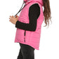 Raphael Unisex Kids Gilets Hooded Bodywarmer Pink