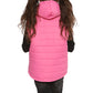 Raphael Unisex Kids Gilets Hooded Bodywarmer Pink