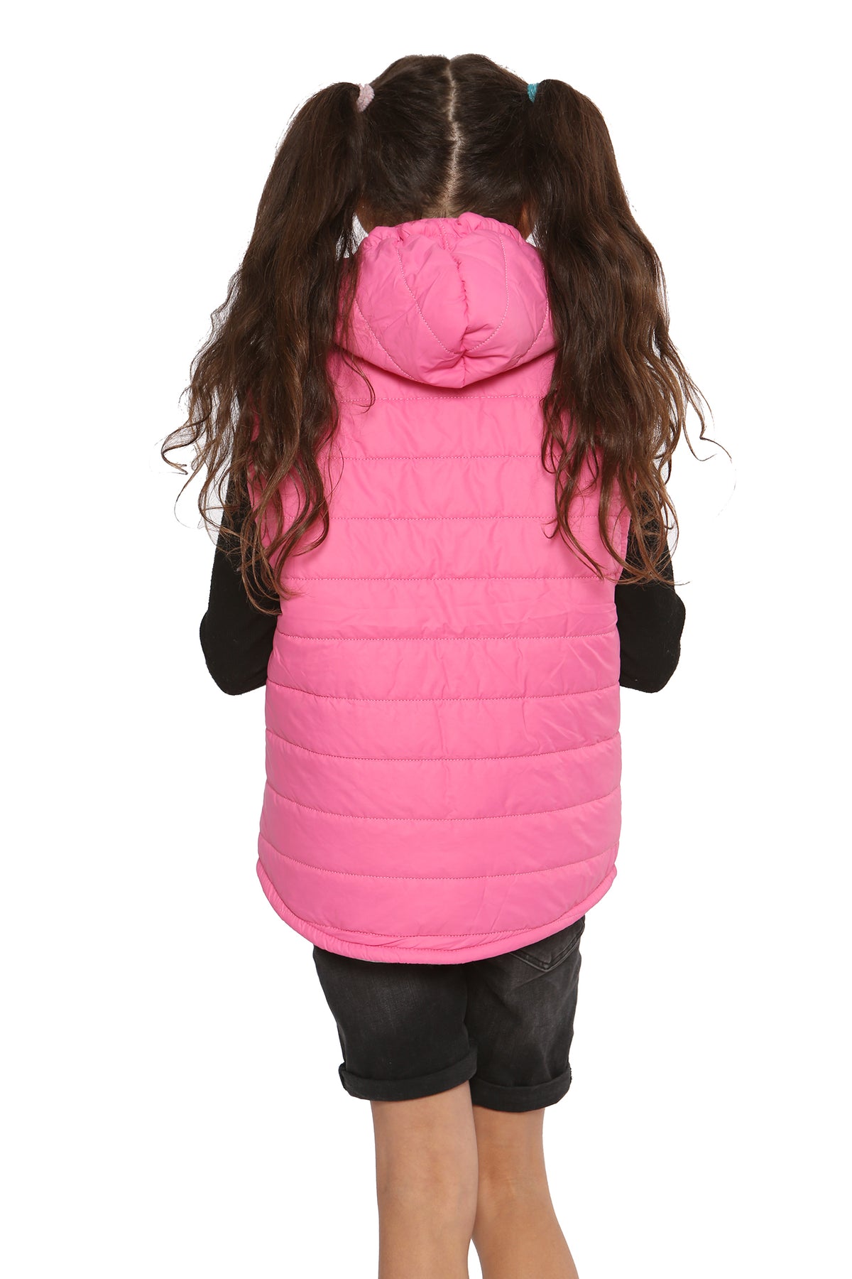 Raphael Unisex Kids Gilets Hooded Bodywarmer Pink