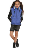 Raphael Unisex Kids Gilets Hooded Bodywarmer Blue